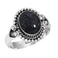 thumbnail image 1 of Blue Sunstone Women Jewelry 925 Sterling Silver Ring, 1 of 5