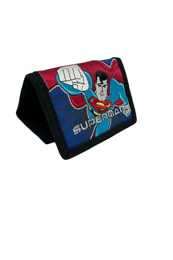 Blue Superman Wallet -DC Heroes Trifold Wallet