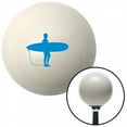 thumbnail image 1 of Blue Surfer Ivory Shift Knob with M16 x 1.5 Insert Shifter Auto Manual Custom Brody, 1 of 1