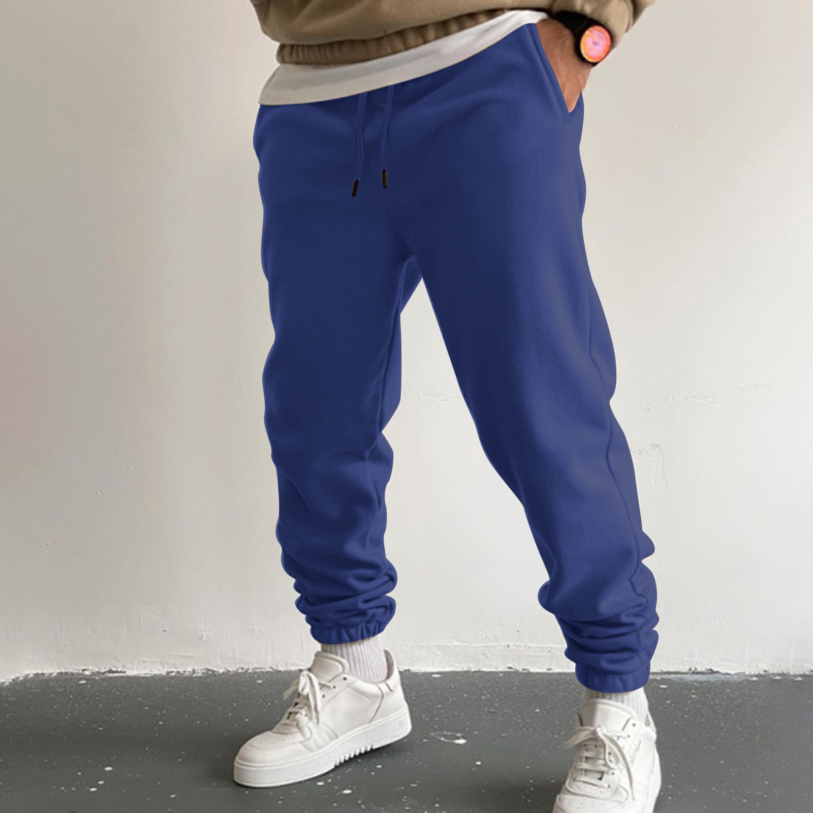 Blue sweat pants clearance