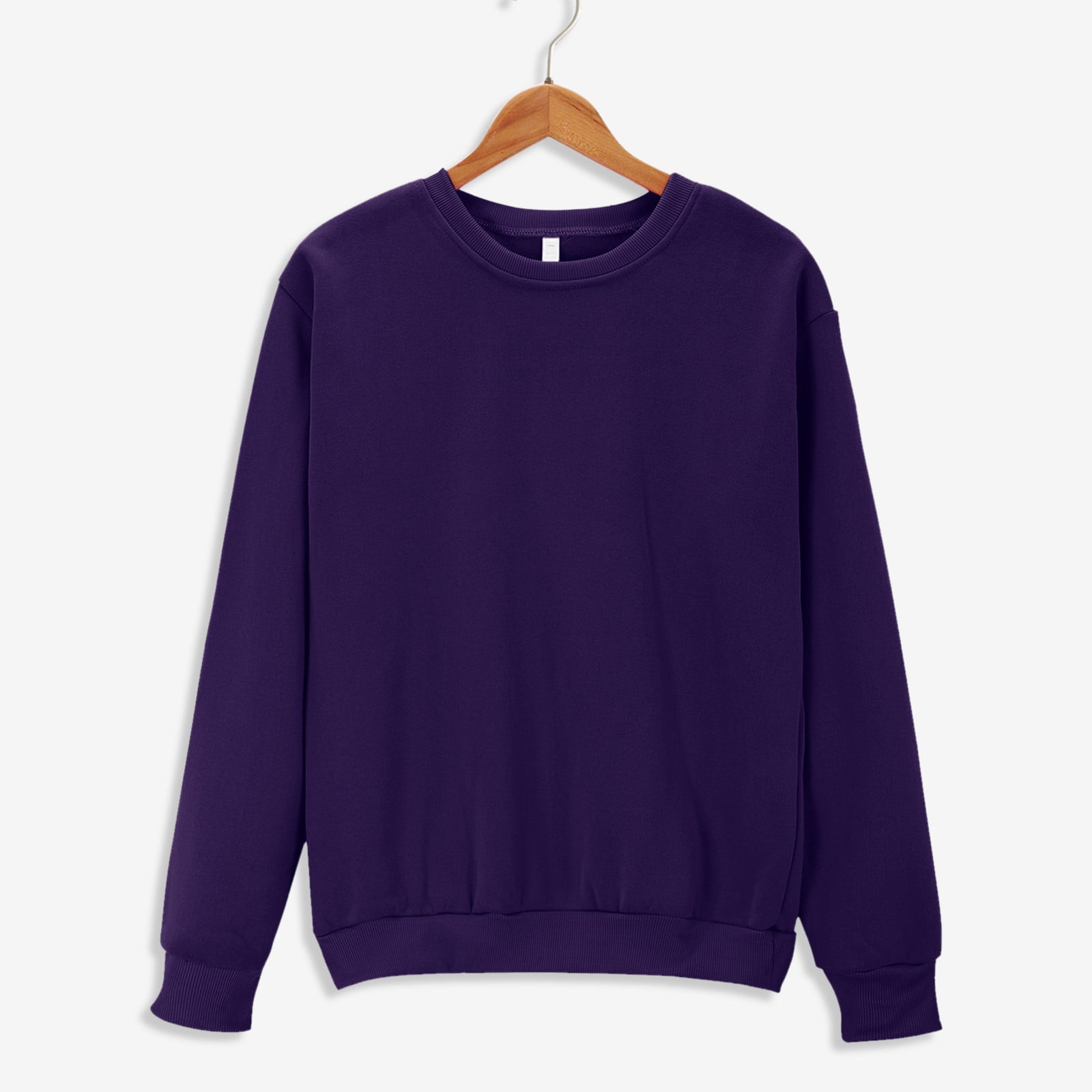 bluelea ーSweat balloon pullover Balloon Sleeve Crew Neck Pullover Short Sweatshirt – Niobe