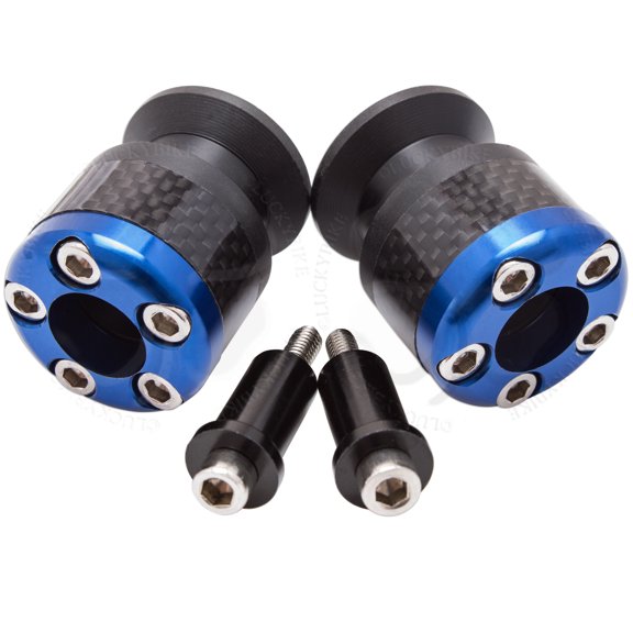 Blue Swingarm Spools Sliders 6mm Bolts Yamaha R1 R6 Aprilia Buell Triumph 675