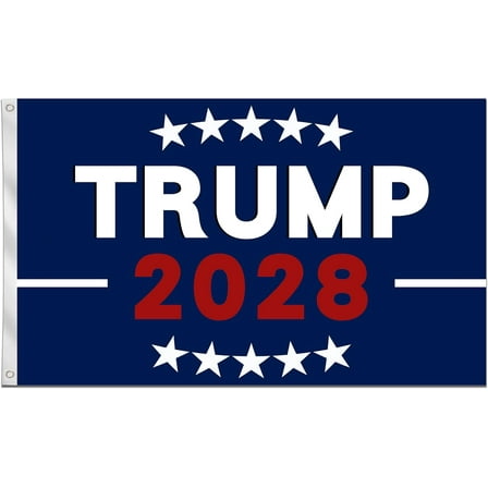 Blue T 2028 Flag 3x5 Ft Double Sided Patriotic America Flag Retro President T 2028 Outdoor Garden Decoration Sign Banner Clear Vivid Color, Uv & Fade Resistant