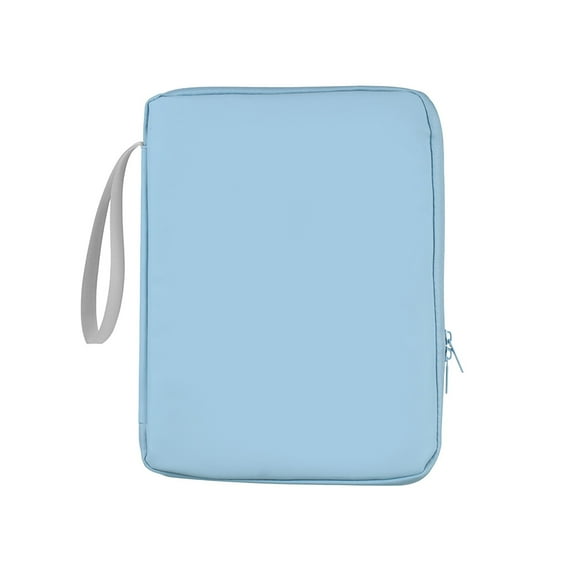 Blue Multifunctional Tablet Sleeve Carrying Case With Lanyard And Multiple Pockets For Storage And Protection Of 9 To 10.9 Inch Devices