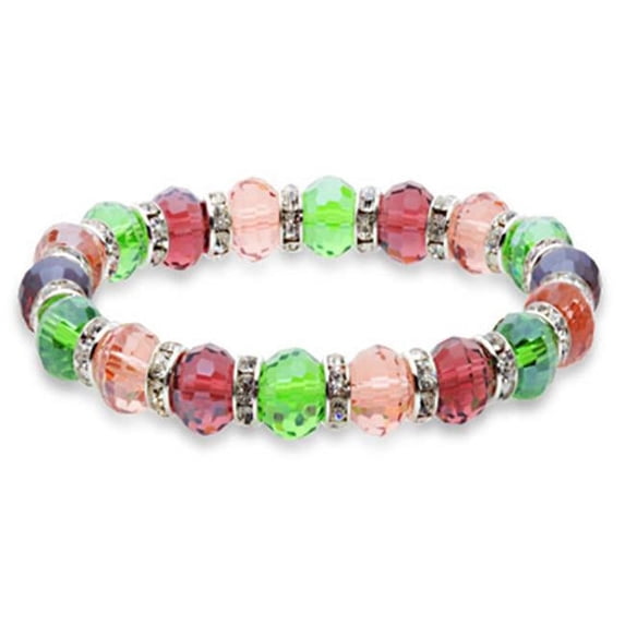 Blue Tag Gorgeous Glass Bracelet - Multi-Colored