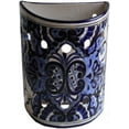 thumbnail image 1 of Blue Talavera Ceramic Sconce, 1 of 3