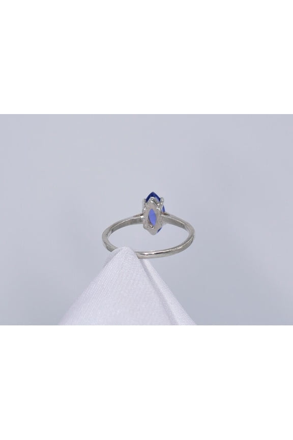 Blue Tanzanite Engagement Ring, Vintage Tanzanite Ring, Antique Tanzanite Halo Ring, Tanzanite Ring Women,Estate Tanzanite Promise Ring