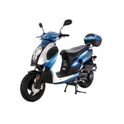 Blue-Taotao Power-Max 150CC (PMX150) Scooter Comes With Free Matching Trunk