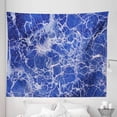 thumbnail image 1 of Blue Tapestry, Metamorphic Marble with Vibrant Fragmented Pieces and Veins Limestone Modern Art, Fabric Wall Hanging Decor for Bedroom Living Room Dorm, 5 Sizes, Blue, by Ambesonne, 1 of 1
