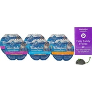 Blue Tastefuls Pate Cat Food 3 Flavor (2) Each: Beef, Chicken, Turkey + MerlinsMart Zine | Catnip Toy