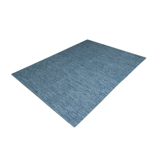 Blue & Teal 100% Cotton 5x7' Area Rug Reversible Indoor/Outdoor , Living room, Bedroom Décor, Machine Washable
