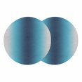 thumbnail image 1 of Blue Teal Grey Ombre Round 13 Inch Placemats Set of 2, Farmhouse Gradient Minimalist HeatResistant Non Slip Place Mats for Dining Table, Wipeable Braided Kitchen Table Mats for Housewarming, 1 of 9