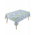 thumbnail image 1 of Blue Teal Table Cloth, Modern Tie Dyeing Contemporary Abstract Art Waterproof Tablecloth for Rectangle Tables, Reusable Washable Fabric Table Cover for Restaurant Kitchen Dining Tables 60"x120", 1 of 6