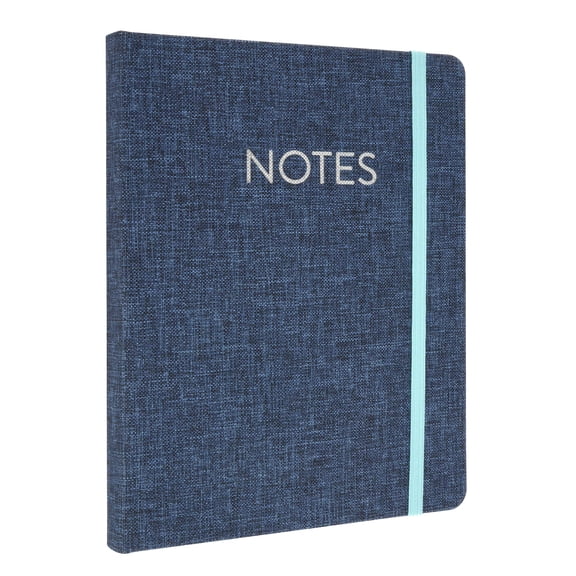 Artist's Loft Blue Textile Journal - 6" x 8" - Fabric Cover, 192 Lined Pages per Journal - 80 gsm Paper - Ideal for Note-Taking, Journaling, and Creative Writing, 12 Pack