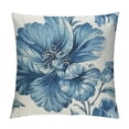 thumbnail image 1 of Blue Throw Pillow Covers Inch Chinoiserie Pillow Cover Spring Summer Blue Floral Outdoor Pillow Cases  Farmhouse Cushion Covers for Couch Sofa Bedroom Chinoiserie Decor, 1 of 5