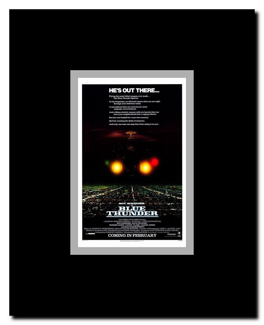 Blue Thunder Framed Movie Poster