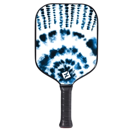 Blue Tie Dye Graphite Pickleball Paddle by F2 Sports| USAPA Approved| Beginners or Pro Racket | 7.6-8oz