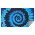 thumbnail image 1 of Blue Tie Dye Mandala Pattern Rectangle Tablecloth 60"x102",Waterproof Polyester Rectangle Table Cloth, Wipeable Spillproof Polyester Tablecloth for Dining, Camping, Indoor and Outdoor, 1 of 6