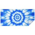thumbnail image 1 of Blue Tie Dye Mandala Pattern Rectangle Tablecloth 60"x120",Waterproof Polyester Rectangle Table Cloth, Wipeable Spillproof Polyester Tablecloth for Dining, Camping, Indoor and Outdoor, 1 of 6
