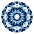 thumbnail image 1 of Blue Tie Dye Mandala Pattern Round Fitted Tablecloth with Elastic Edge,Dining Table Cover Waterproof,Outdoor Round Tablecloth for Camping,Dining,Indoor and Outdoor, 1 of 7