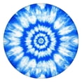 thumbnail image 1 of Blue Tie Dye Mandala Pattern Round Fitted Tablecloth with Elastic Edge,Dining Table Cover Waterproof,Outdoor Round Tablecloth for Camping,Dining,Indoor and Outdoor, 1 of 7
