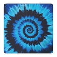 thumbnail image 1 of Blue Tie Dye Mandala Pattern Square Fitted Tablecloth with Elastic Edge,Square Table Cover,Washable Elastic Table Cover for Home Kitchen Party Decor 36"x36", 1 of 6