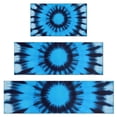 thumbnail image 1 of Blue Tie Dye Spiral Pattern Kitchen Rugs Sets Of 3,Kitchen Runner Rugs Non Skid Washable,Decorative Kitchen Floor Mats for Kitchen,Sink,Laundry,17"x30"+ 17"x47" + 17"x59", 1 of 6