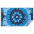 thumbnail image 1 of Blue Tie Dye Spiral Pattern Rectangle Tablecloth 60"x102",Waterproof Polyester Rectangle Table Cloth, Wipeable Spillproof Polyester Tablecloth for Dining, Camping, Indoor and Outdoor, 1 of 6