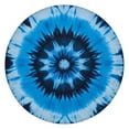 thumbnail image 1 of Blue Tie Dye Spiral Pattern Round Fitted Tablecloth with Elastic Edge,Dining Table Cover Waterproof,Outdoor Round Tablecloth for Camping,Dining,Indoor and Outdoor, 1 of 7