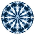 thumbnail image 1 of Blue Tie Dye Starburst Pattern Round Fitted Tablecloth with Elastic Edge,Dining Table Cover Waterproof,Outdoor Round Tablecloth for Camping,Dining,Indoor and Outdoor, 1 of 7
