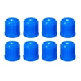 thumbnail image 1 of Blue Tire Valve Stem Caps Tight Seal for Car Van SUV Bike Bicycle Motorcycle Truck, A Pack of 8, 1 of 1