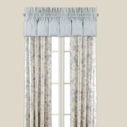 Blue Toile Floral Cotton Window Curtain Drapery Single Panel D cor Decoration