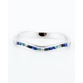 thumbnail image 1 of Blue Tonal Swarovski Crystal Stackable ring in Sterling Silver, 1 of 1