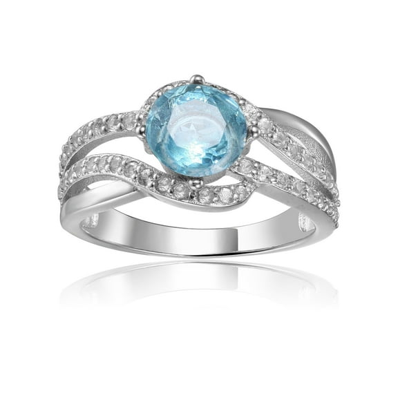 Blue Topaz Fashion Ring
