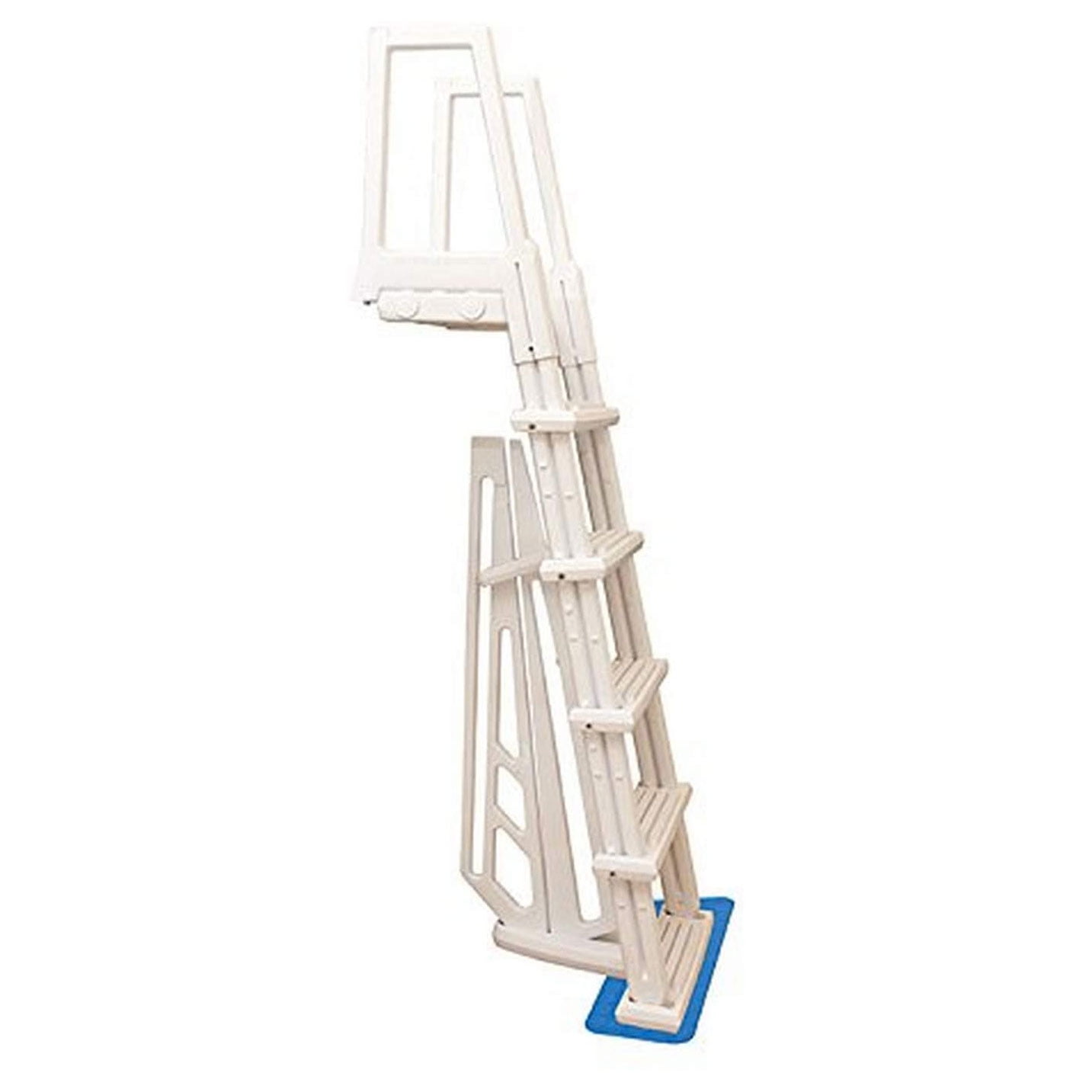 Blue Torrent Heavy Duty Capri Resin Non Skid Above Ground Swimming Pool Ladder