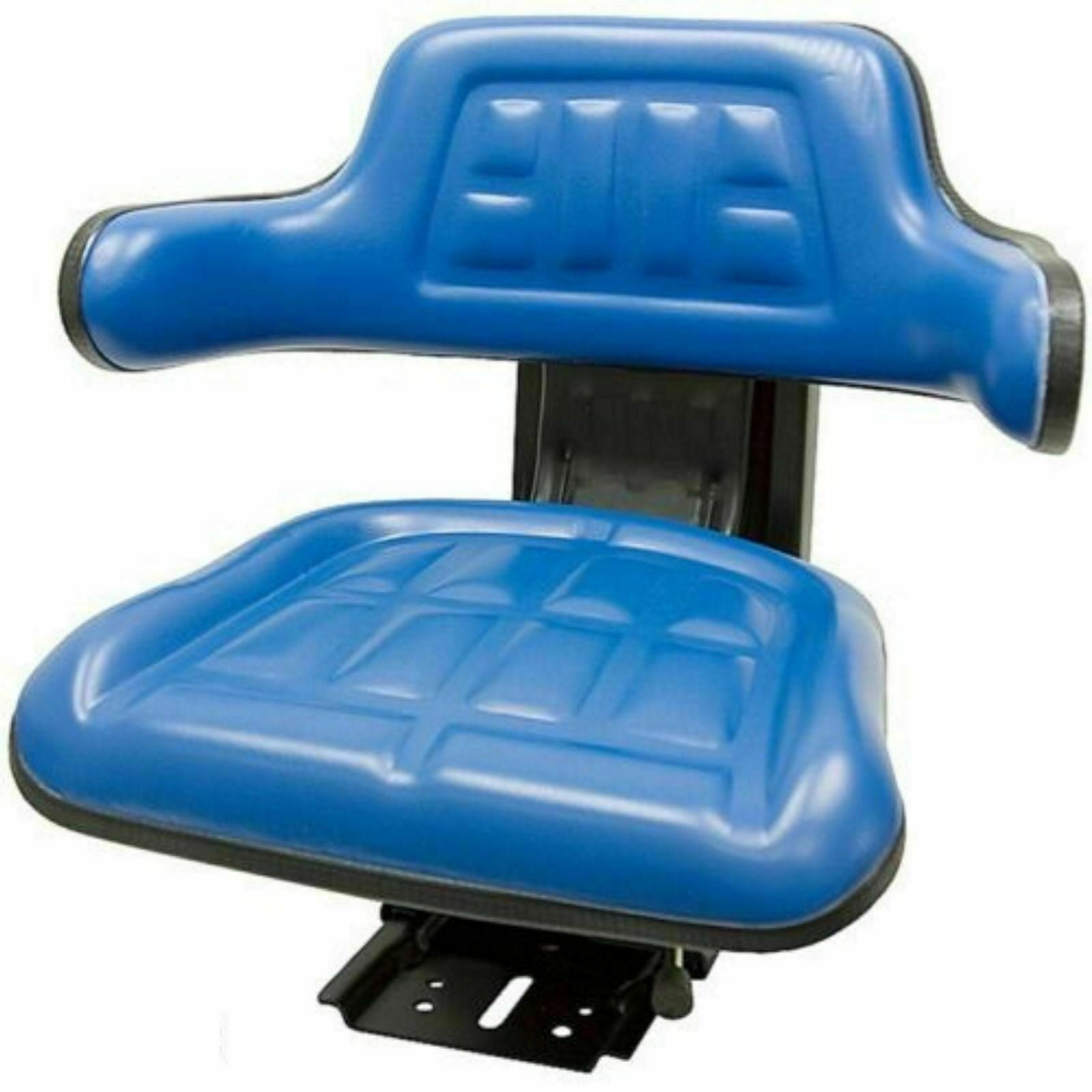 Blue Tractor Suspension Seat Fits Ford / New Holland 6600 6610 7000 7600 7610