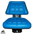 thumbnail image 1 of Blue Tractor Suspension Seat Fits Hesston 2000 3000 4000 5000 6000 7000, 1 of 10