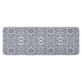 thumbnail image 1 of Blue Traditional Floral and Vine Pattern Kitchen Rug Mat,Kitchen Runner Rugs Non Skid Washable,Decorative Kitchen Floor Mats for Kitchen,Sink,Laundry,17"x47.2", 1 of 7
