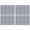 thumbnail image 1 of Blue Traditional Floral and Vine Pattern Summer Placemats Table Placemats Set Of 4-Linen Kitchen Washable Placemats Table Mats 11.8"x17.7" Non-Slip Heat Resistant, 1 of 6