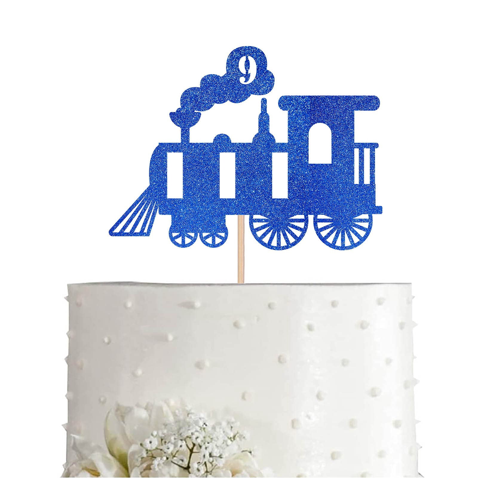"Bruh It's My 9th Birthday" Cake Topper - Funny Boy 9th Birthday Decor, Pre-Assembled, Glitter Cardstock