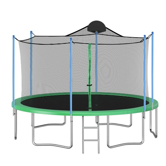 Blue Trampoline Net Poles Trampoline Poles Replacement Universal Trampoline Replacement Enclosure Poles