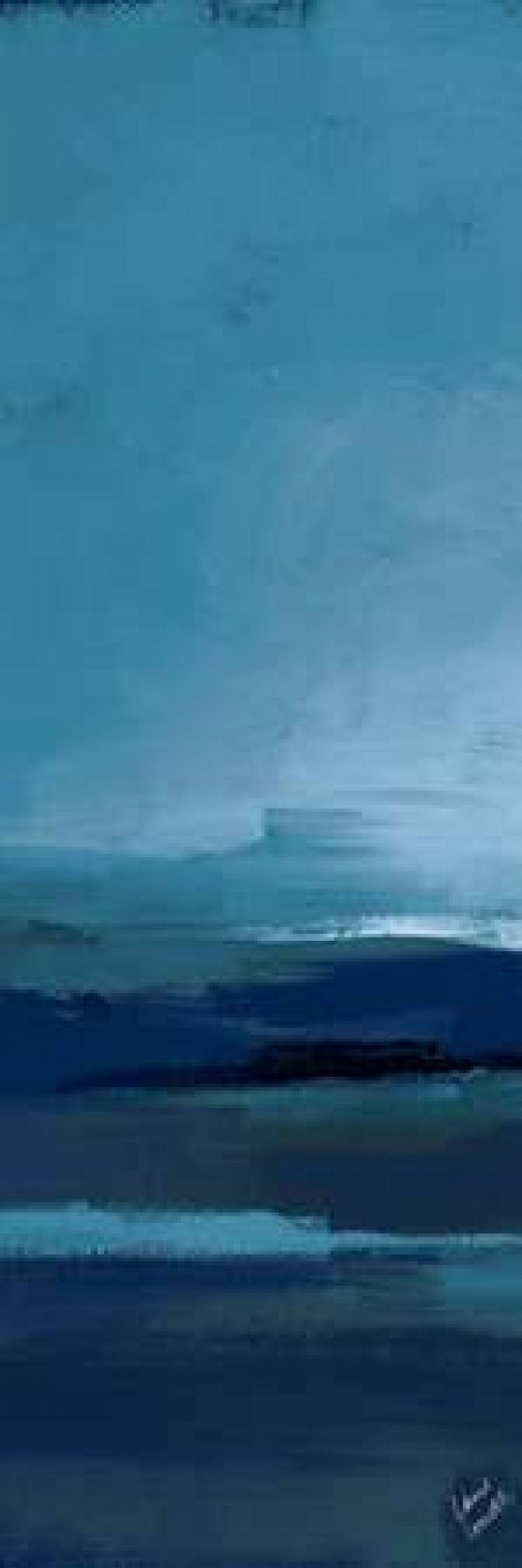 Blue Tranquility I Canvas Art - Lanie Loreth (8 x 24)