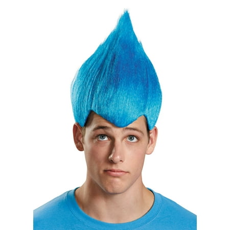Blue Troll Adult Wig