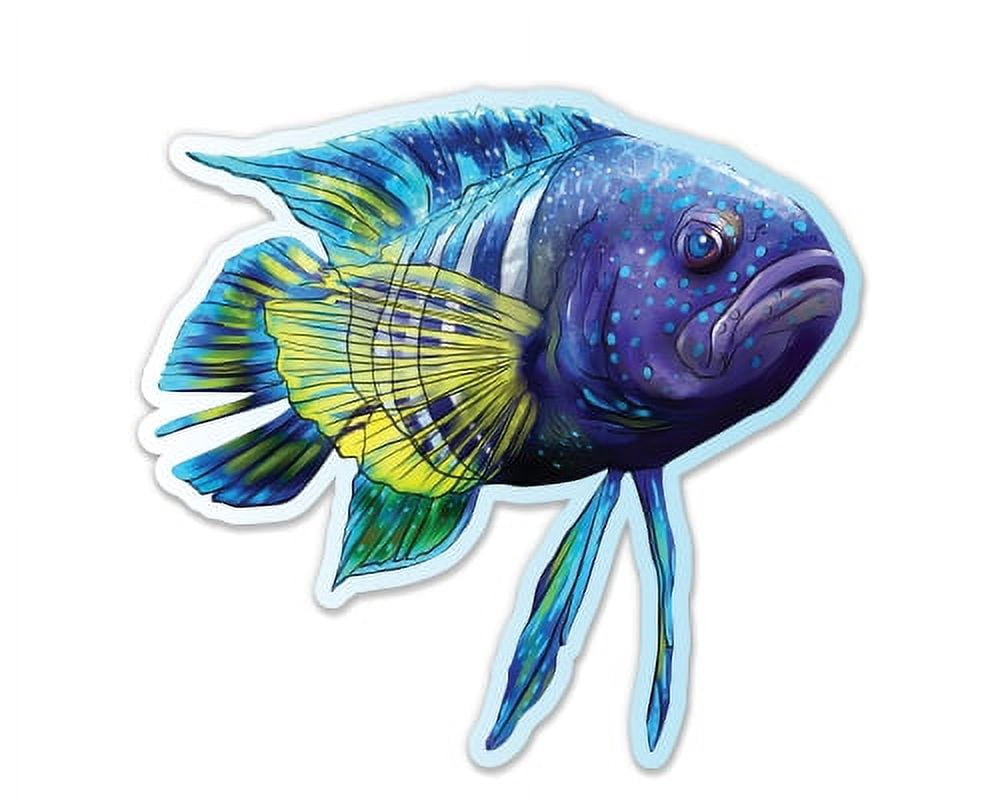 Blue Tropical Fish - 8