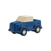 PlanToys  Blue Truck Wooden Montessori Vehicle Toy | Early Movement, Imagination and Practical Life Exploration | Eco Friendly Truck for Indoor and Outdoor Play