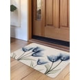 thumbnail image 1 of Blue Tulip Door Mat&nbsp;Indoor Outdoor Entrance, Non Slip Small Rug for Kitchen Bathroom Entryway Rug, Spring Floral Rustic Summer Botanical Washable Doormat Floor Mat for Office 16x24 Inch, 1 of 8