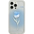 thumbnail image 1 of Blue Tulip Flower Clear Soft  for iPhone Case (Clear,iPhone 15), 1 of 6