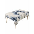 thumbnail image 1 of Blue Tulip Table Cloth, Spring Floral Rustic Summer Botanical Waterproof Tablecloth for Rectangle Tables, Reusable Washable Fabric Table Cover for Restaurant Kitchen Dining Tables 54"x108", 1 of 6
