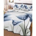 thumbnail image 1 of Blue Tulip Twin XL Size Down Alternative Comforter, Lightweight Comforter Quilt Bedding Set with Pillow Shams Spring Floral Pastoral Flower Aesthetics All Seasons Bed Comforter Duvet Insert 68"x98", 1 of 7
