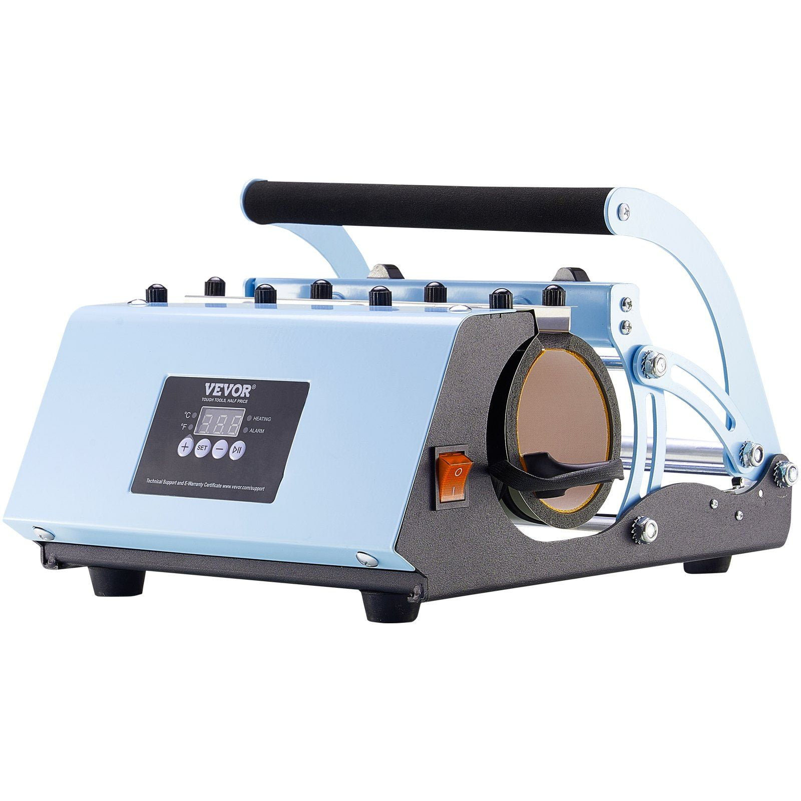 Blue Tumbler Heat Press Machine, Sublimation Mug Press for 11-30oz Tumblers, DIY Heat Transfer Printing Equipment for Mugs